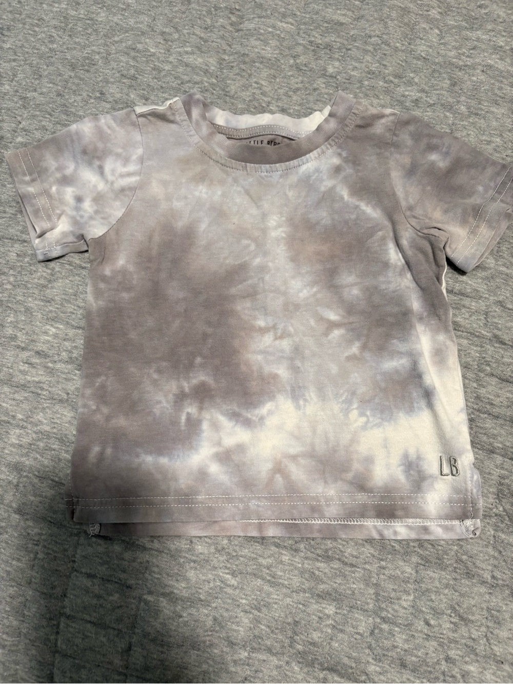 Little Bipsy Tie Dye Tee - Grey